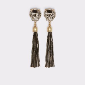 Boucle d'oreille Aldo Istokpoga Chandelier Noir Doré Multicolore | VDMWEJ-573